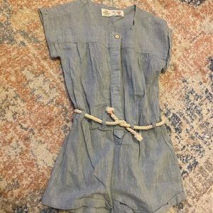 Chambray Zara girls romper